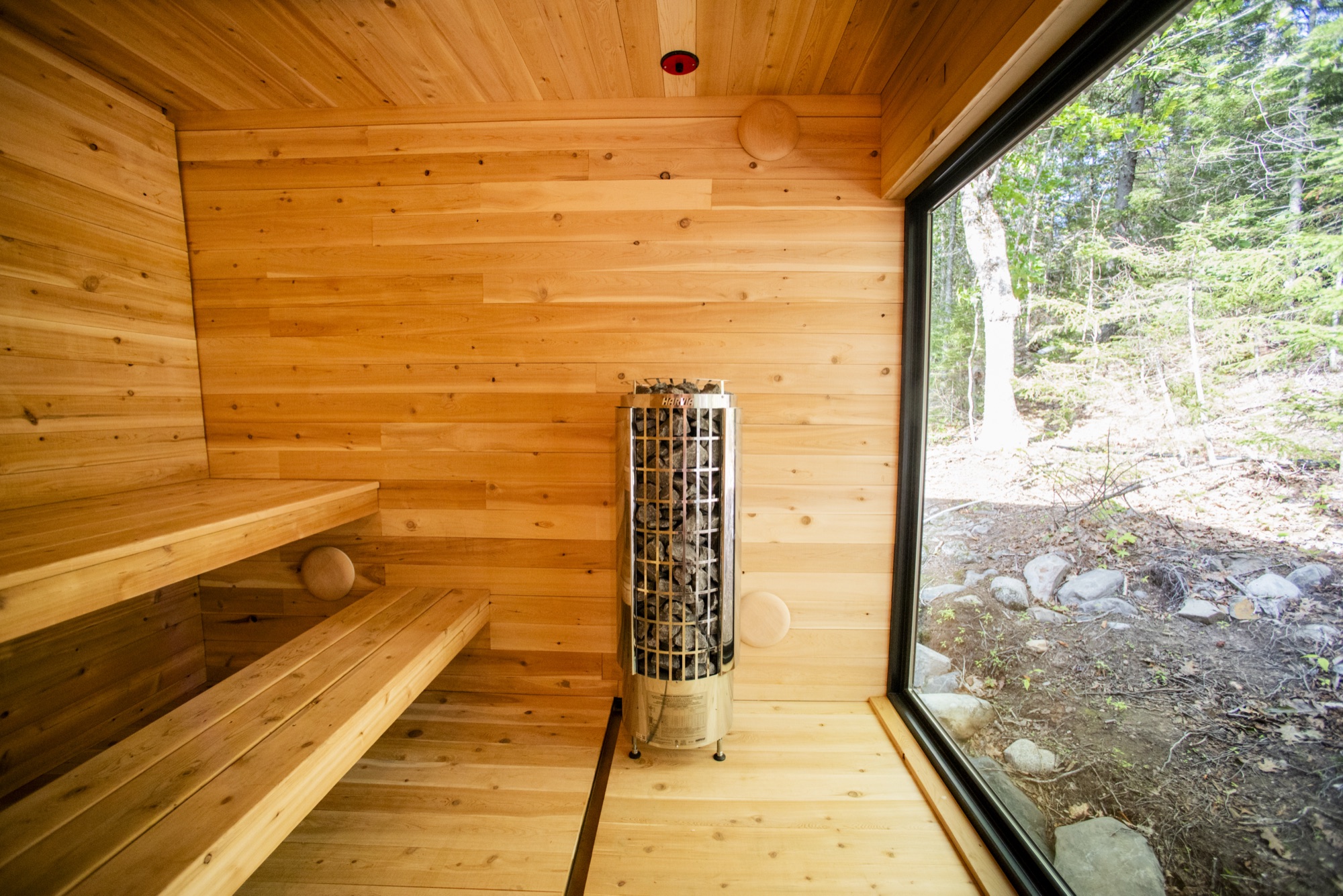Cedarwood Sauna Interior